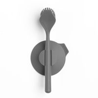 Brabantia afwasborstel met zuignaphouder - Dark Grey - thumbnail