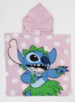 Stitch poncho roze 55 x 110 cm - polyester Stitch poncho roze 55 x 110 cm - polyester