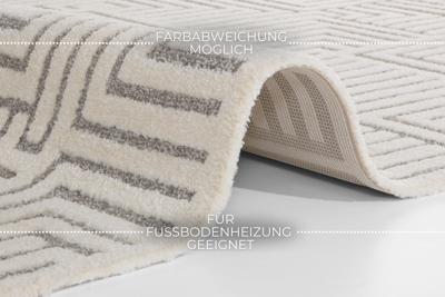 Hanse Home - Soft Short-Pile Carpet in High-Low-Optic Manipu - 80x150 cm