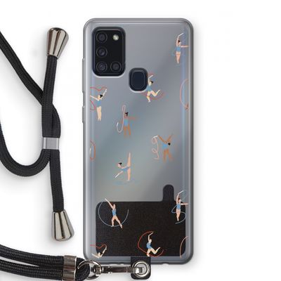 Dancing #3: Samsung Galaxy A21s Transparant Hoesje met koord