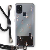 Dancing #3: Samsung Galaxy A21s Transparant Hoesje met koord