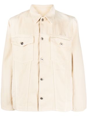 Off-White chemise en jean à broderies - Tons neutres