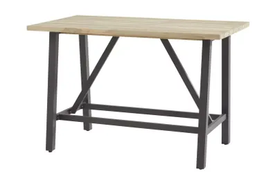Bartafel Derby 160 x 90 x 105 cm. met Alu Poten
