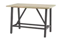 Bartafel Derby 160 x 90 x 105 cm. met Alu Poten