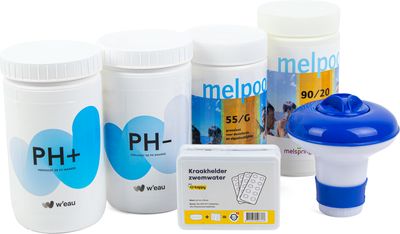 Toppy startset met kleine chloortabletten voor zwembad