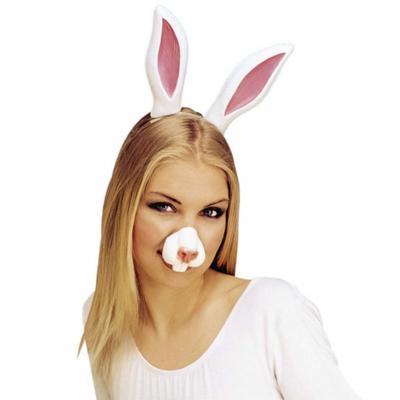 Widmann Konijnen neus - elastiek - konijnenneus - verkleedneus - Paashaas verkleedaccessoires Widmann Konijnen neus - elastiek - konijnenneus - verkleedneus - Paashaas verkleedaccessoires
