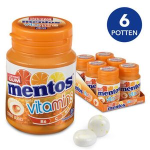 Mentos Mentos - Vitamins Gum 6 Stuks