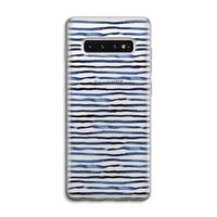 Verrassende lijnen: Samsung Galaxy S10 4G Transparant Hoesje