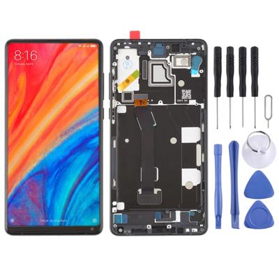 LCD-scherm en Digitizer volledige montage met Frame voor Xiaomi MI Mix 2S(Black)