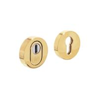 Intersteel veiligheidsrozet - met kerntrekbeveiliging - messing ongelakt