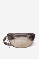 Jerome Dreyfuss crossbody Lino Banane 44LINOBCH lame champagne