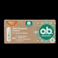 OB Tampons organic super 16 Stuks