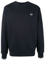 Fred Perry sweat à logo brodé - Bleu