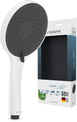 Schutte CAPRI Handdouche | Mat wit/antraciet - 60294
