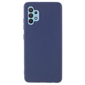 Samsung Galaxy A32 (4G) Anti-Vingerafdruk Mat TPU Hoesje - Donkerblauw