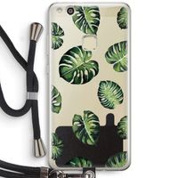 Tropische bladeren: Huawei Ascend P10 Lite Transparant Hoesje met koord