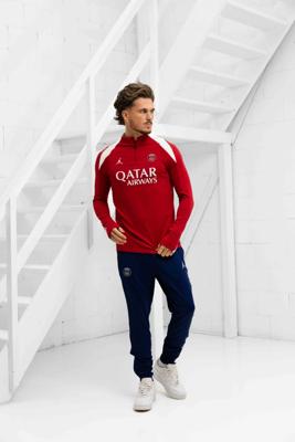 Paris Saint-Germain 1/4 Zip Strike Trainingspak Senior 2024/2025 - Maat S - Kleur: RoodBlauw | Soccerfanshop