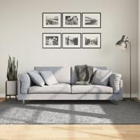 VidaXL Vloerkleed pamplona shaggy hoogpolig modern 160x230 cm grijs