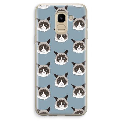 It's a Purrr Case: Samsung Galaxy J6 (2018) Transparant Hoesje