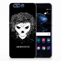 Silicone Back Case Huawei P10 Plus Skull Hair