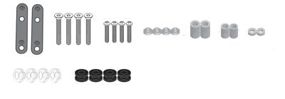 GIVI Bevestigingskit windscherm, moto en scooter, D2176KIT