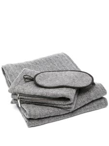 Ralph Lauren Home couverture en maille torsadée - Gris
