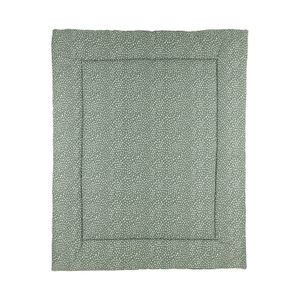 Meyco boxkleed geweven cheetah/uni forest green Maat