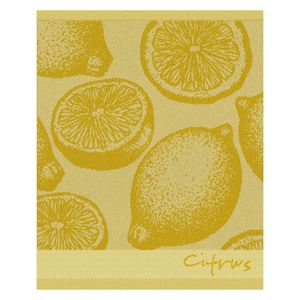 DDDDD keukendoek citrus 50x55 cm yellow - zachte en absorberende keukendoek voor een frisse en kleurrijke keuken