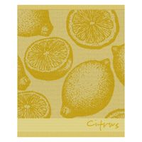 DDDDD keukendoek citrus 50x55 cm yellow - zachte en absorberende keukendoek voor een frisse en kleurrijke keuken