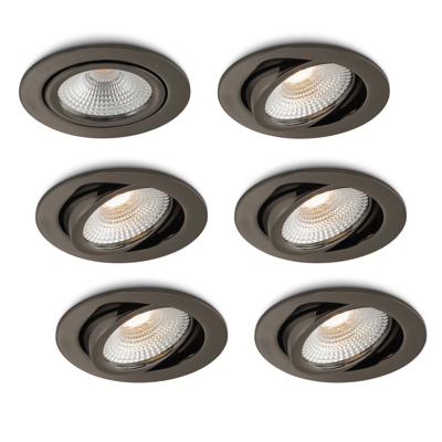 LED-inbouwspot Vivaro gunmetal 5W dimbaar