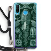 Haeckel Cubomedusae: Huawei P30 Lite Transparant Hoesje met koord