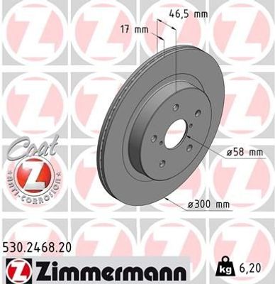 Remschijf Coat Z 530246820