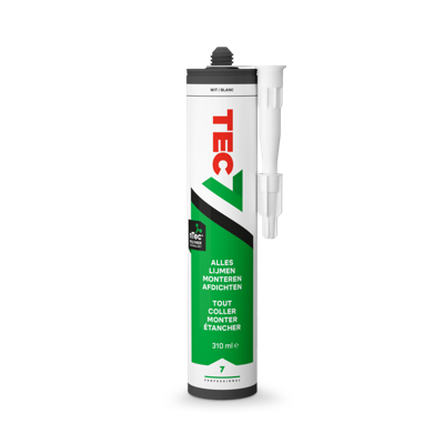 TEC7 Alles in 1 lijmkit 310ml - Bruin RAL 8017
