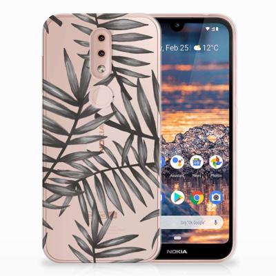 Nokia 4.2 | TPU Case | Leaves Grey Nokia 4.2 | TPU Case | Leaves Grey