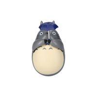 My Neighbor Totoro Round Bottomed Figurine Big Totoro With Leaf 7 Cm