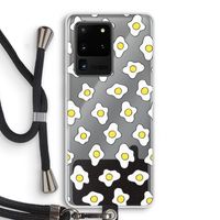 Spiegeleitjes: Samsung Galaxy S20 Ultra Transparant Hoesje met koord