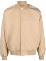 Moschino veste bomber à logo brodé - Tons neutres