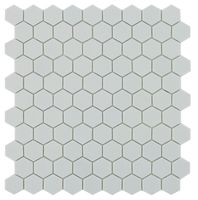 By Goof hexagon mozaïek lichtgrijs 30x30 - thumbnail
