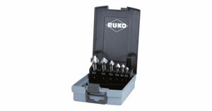 RUKO 102152RO Kegelverzinkboorset 6-delig 6.3 mm, 8.3 mm, 10.4 mm, 12.4 mm, 16.5 mm, 20.5 mm HSS Cilinderschacht 1 set(s)