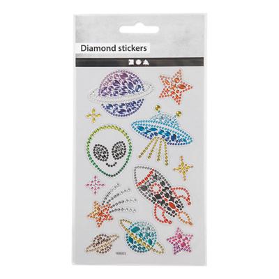 Creativ Company Diamant stickers ruimte, 1 vel