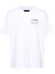 AMIRI t-shirt en coton à logo imprimé - Blanc