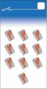 Lasklem hersluitbaar 2-voudig max.4qmm Conex 10 stuks - 6647100