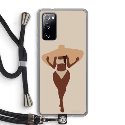 Let's get salty: Samsung Galaxy S20 FE / S20 FE 5G Transparant Hoesje met koord