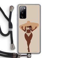 Let's get salty: Samsung Galaxy S20 FE / S20 FE 5G Transparant Hoesje met koord