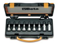 Beta 9-delige set schroevendraaier-doppen voor Torx® schroeven (art. 920TX) in kistje 920TX/C9 - 009200546