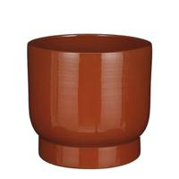 Mica Decorations Thiago Bloempot - 26x26x23 cm - Terracotta - Rood - thumbnail