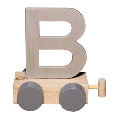 JeP kids houten treinletter B-zand