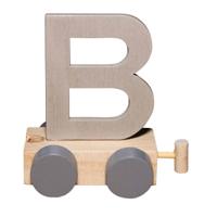 JeP kids houten treinletter B-zand
