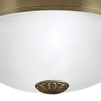 EGLO Imperial - Plafondlamp - 2 Lichts - Ø310mm. - Brons - Wit - thumbnail