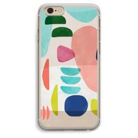 Bold Rounded Shapes: iPhone 6 Plus / 6S Plus Transparant Hoesje Bold Rounded Shapes: iPhone 6 Plus / 6S Plus Transparant Hoesje